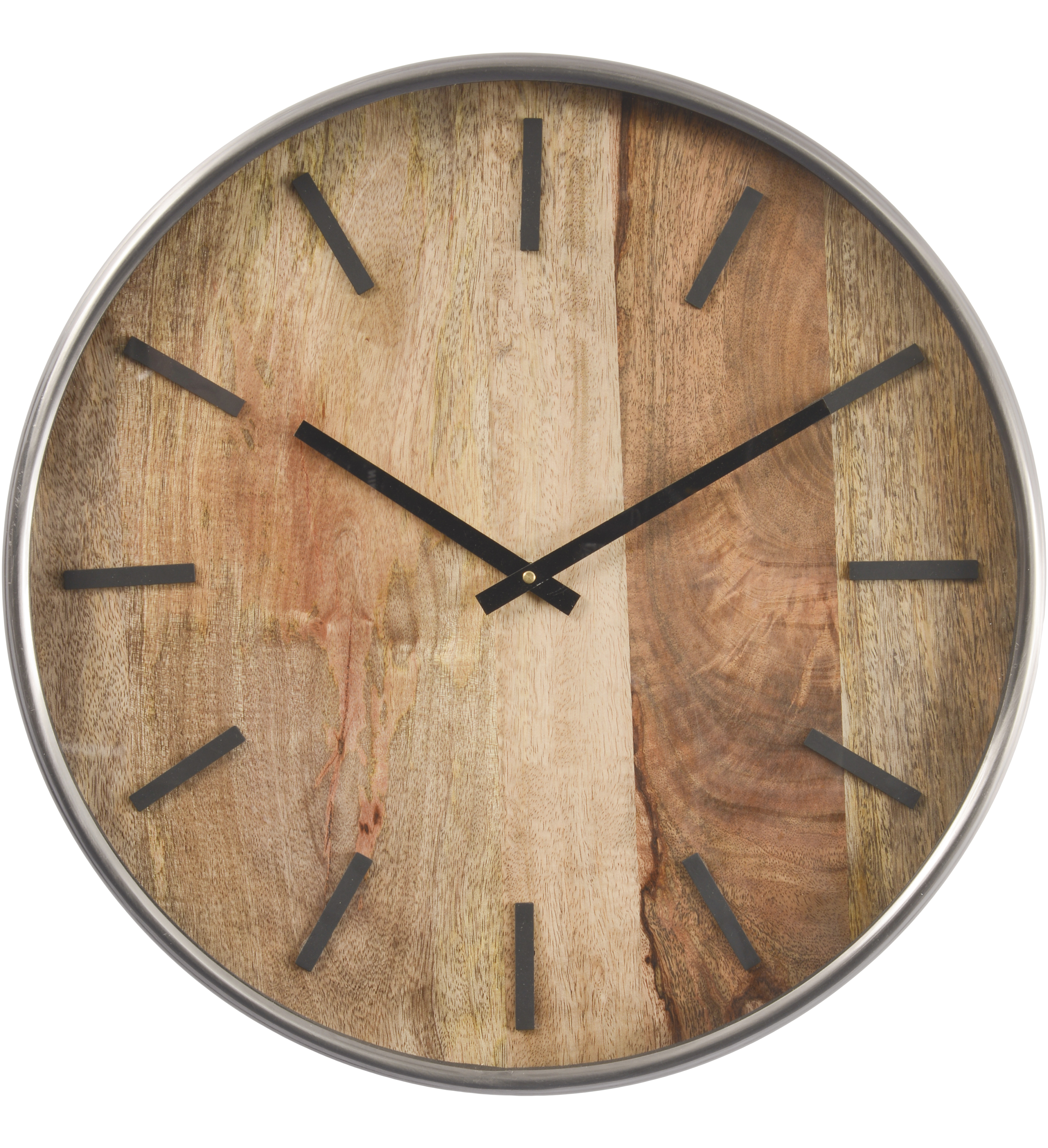 Forester rustic wood and steel wall clock, £66 at Artisanti