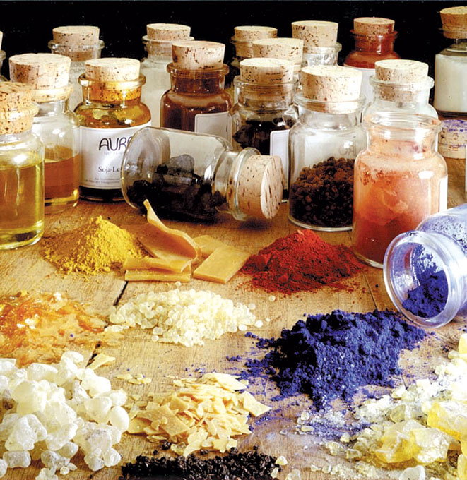 Raw ingredients used in the manufacture of Auro Paints