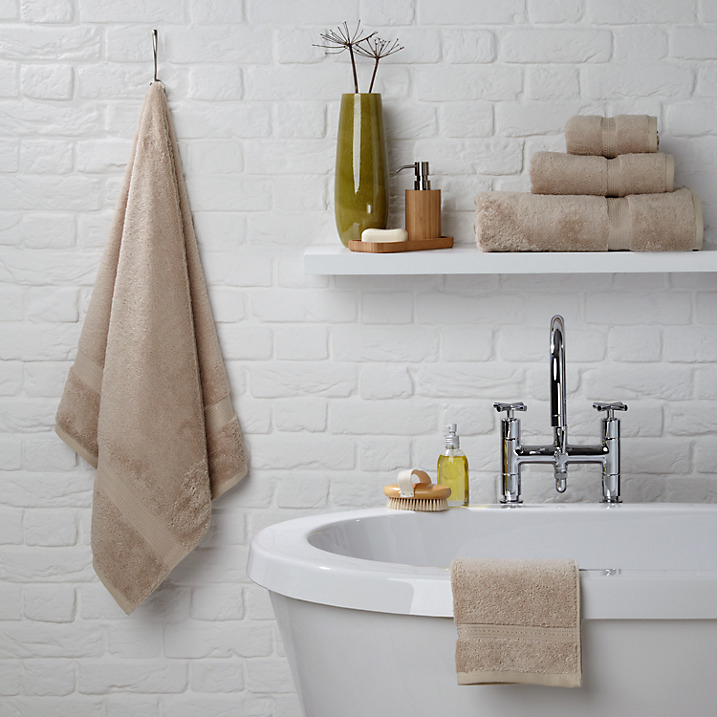 Platinum Hygro Suvin cotton towels with 30 per cent modal, from £5, John Lewis, www.johnlewis.com