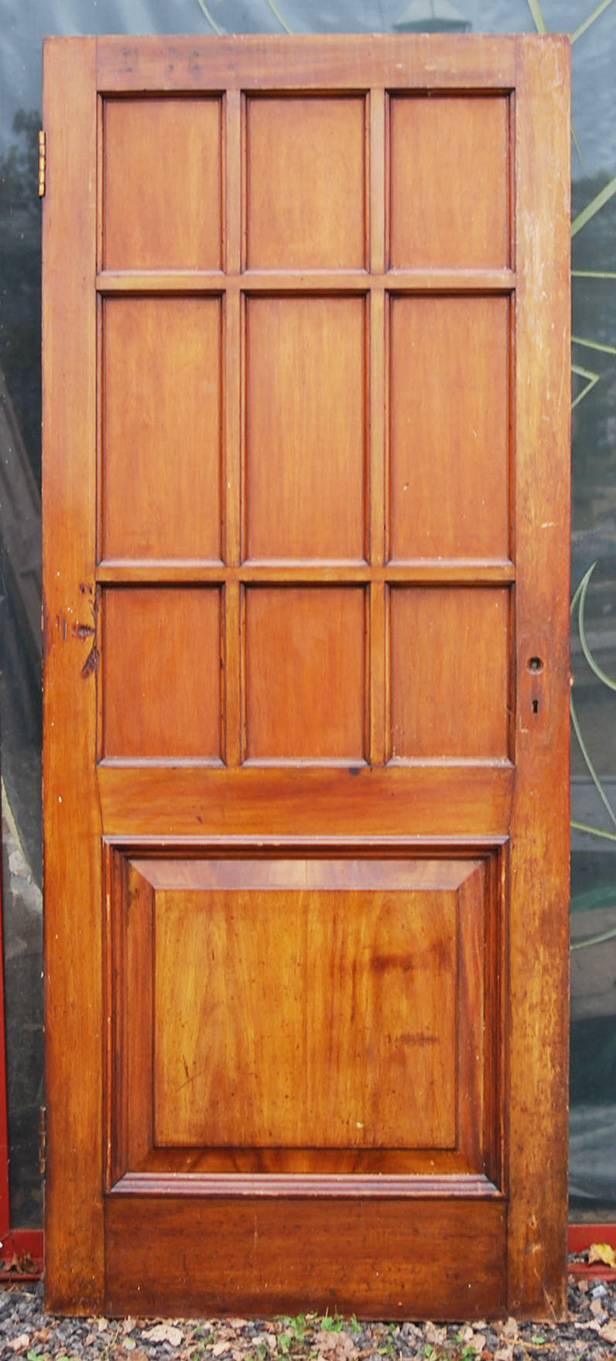 You can find splendid salvaged solid wood doors at yards such as Lassco's 