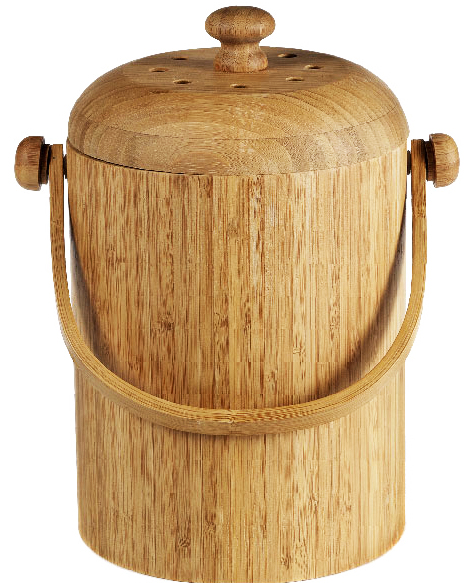 Bamboo pail with removable inner lining, £31.60 at The Container Store