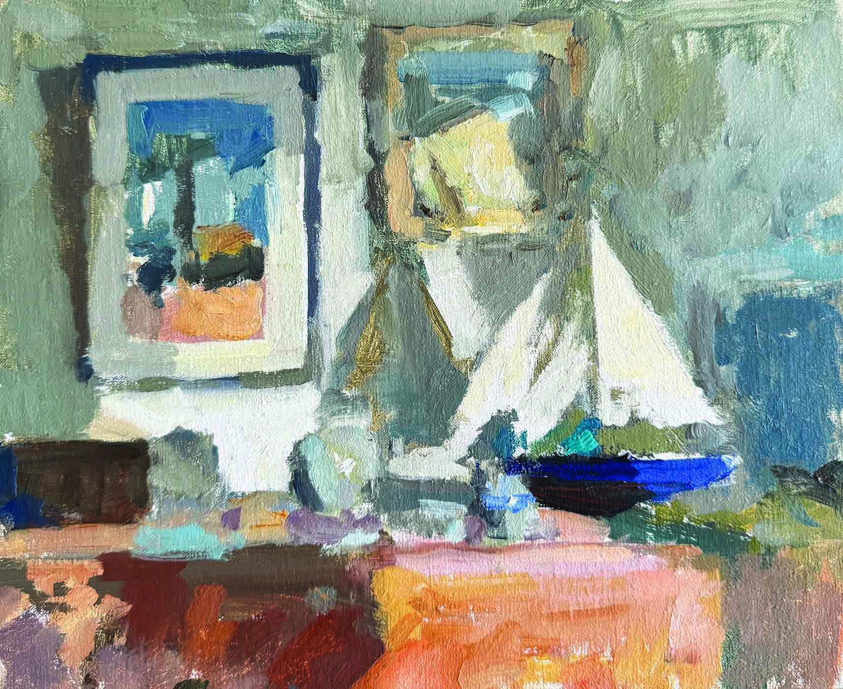 Blue Boat by Sarah Manolescue Blue Boat by Sarah Manolescue