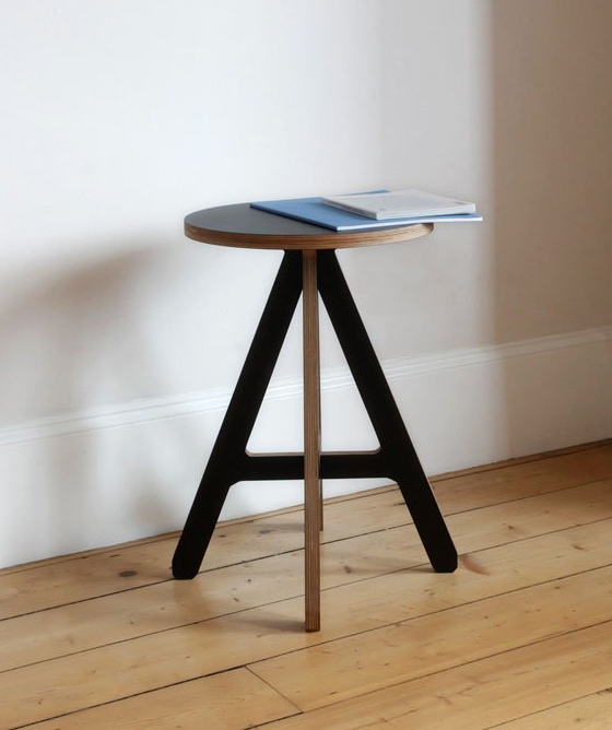 A Stool from ByAlex comes flat-packed and is perfect for anyone without much furniture...FSC-birch
