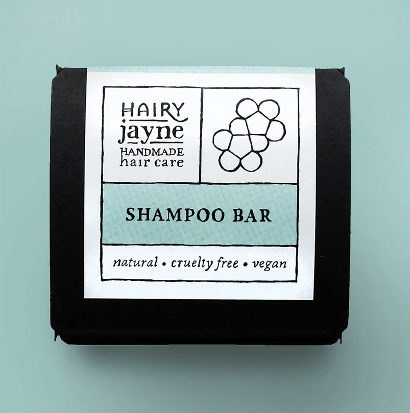 Hairy Jane is a brand of solid shampoo. £8 a bar. hairyjanehandmade.co.uk