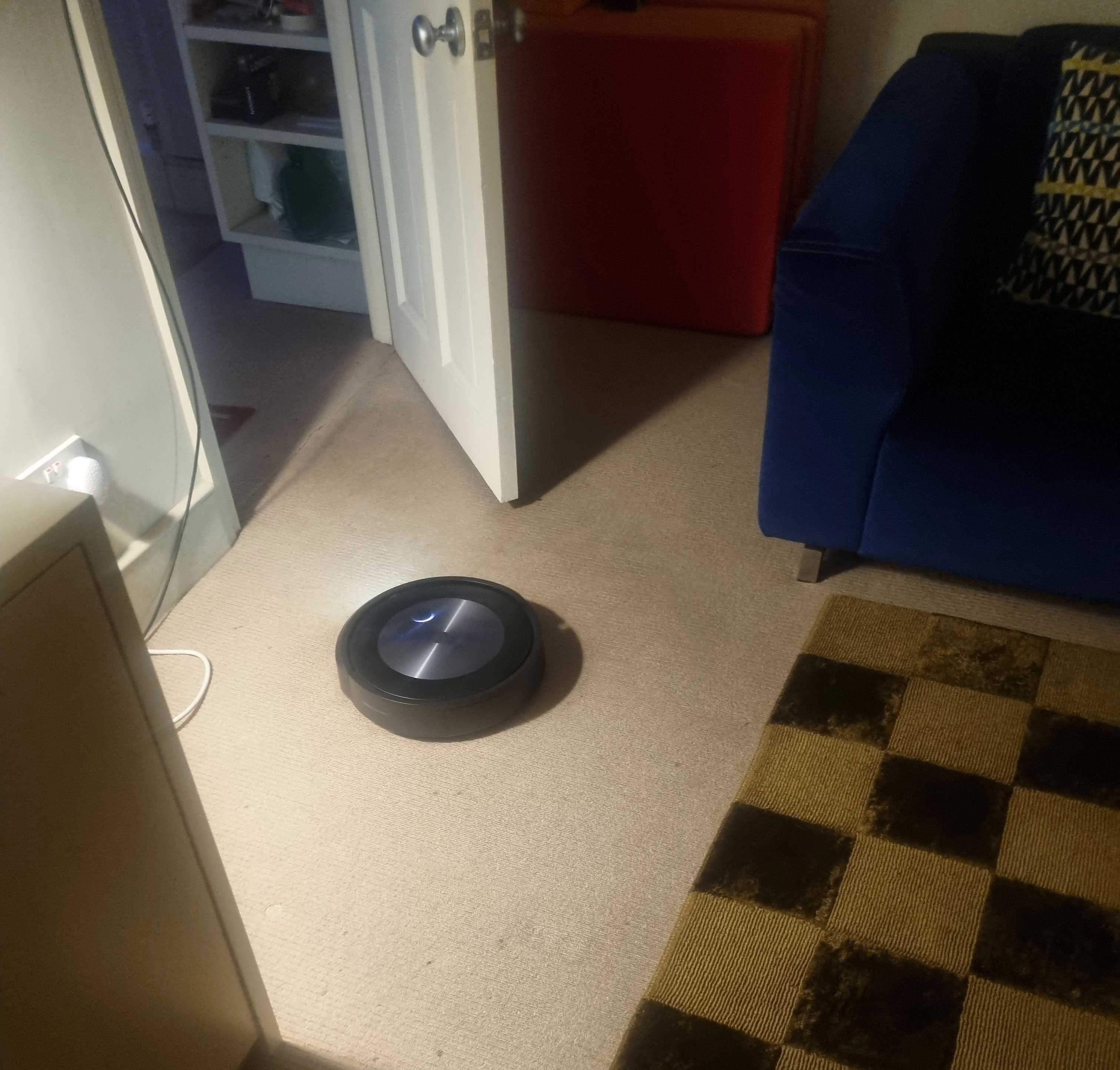 iRobot J5+ vacuums and mops floors