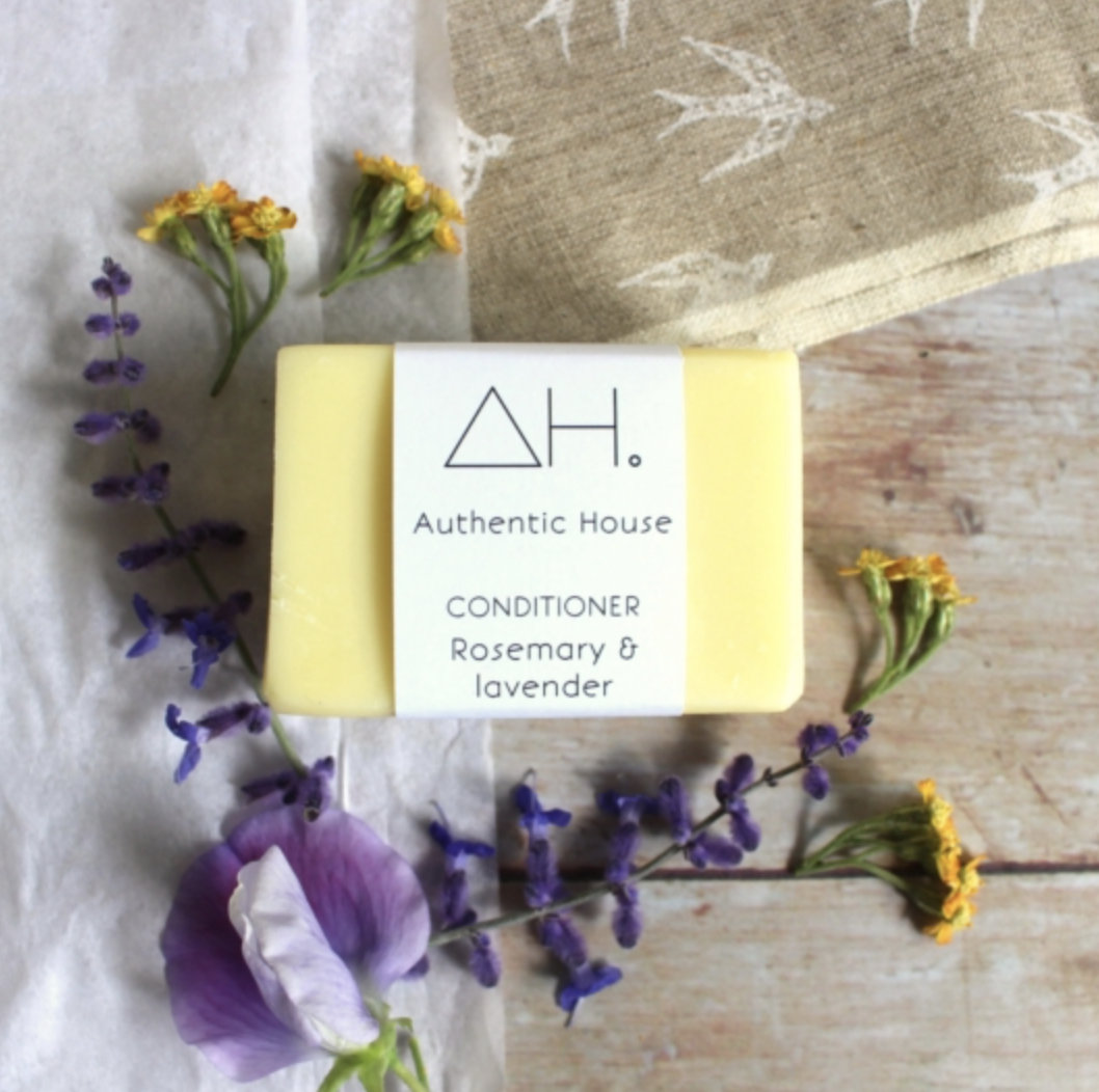 Authentic House is a UK brand that produces solid bars of hair conditioner