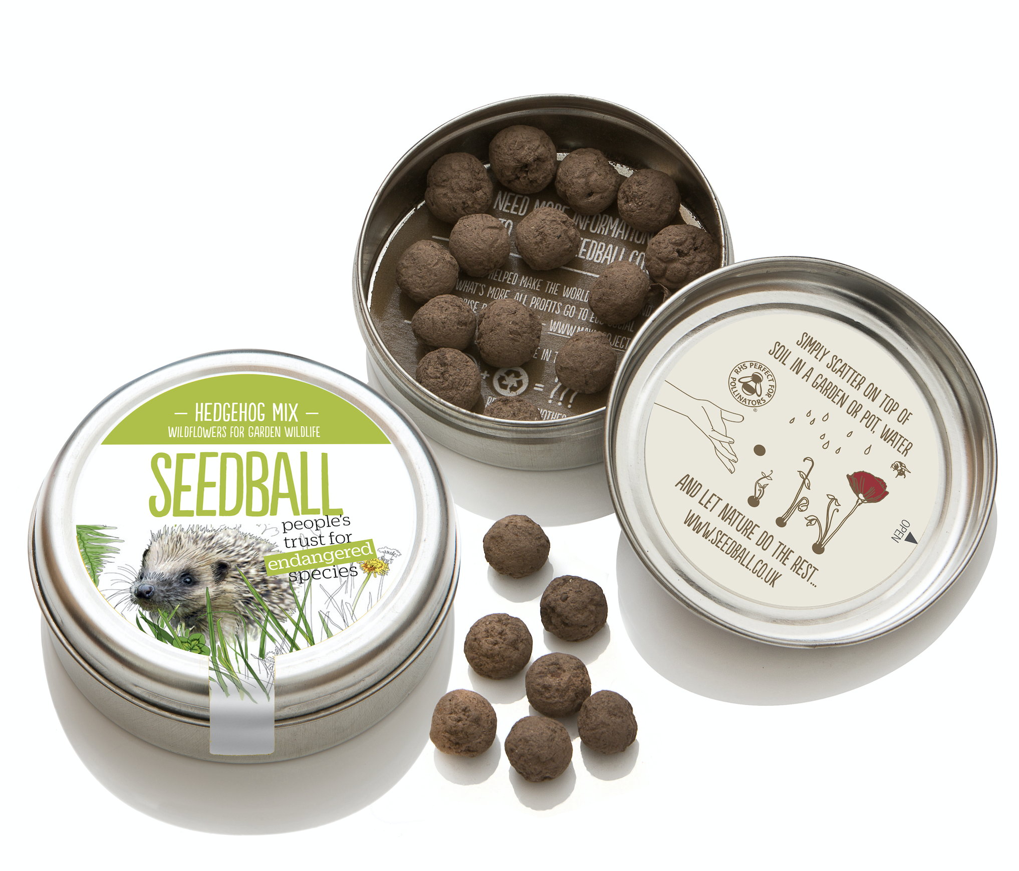Seedball for hedgehogs