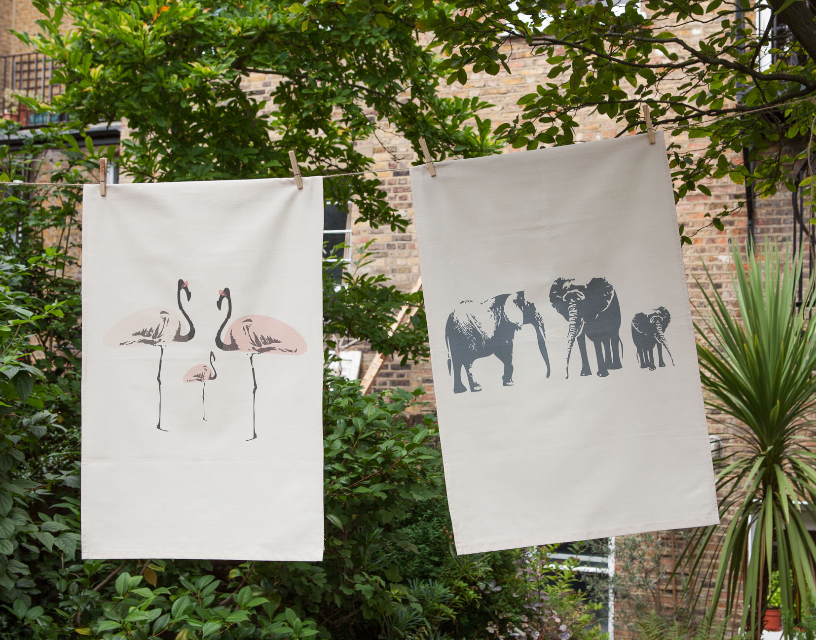 London-based Space 1a Design tea towels were inspired by a trip to Africa.